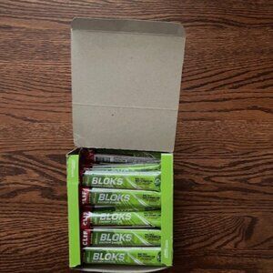CLIF BLOKS Energy Chews Salted Watermelon Flavor with 2X Sodium One Box 18 Count